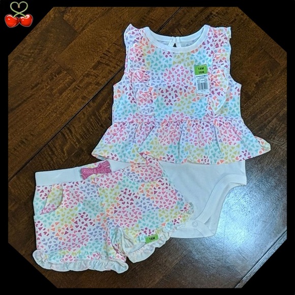 Mary's Cherries Boutique Other - 🍒 Dress Top + Shorts Matching Outfit